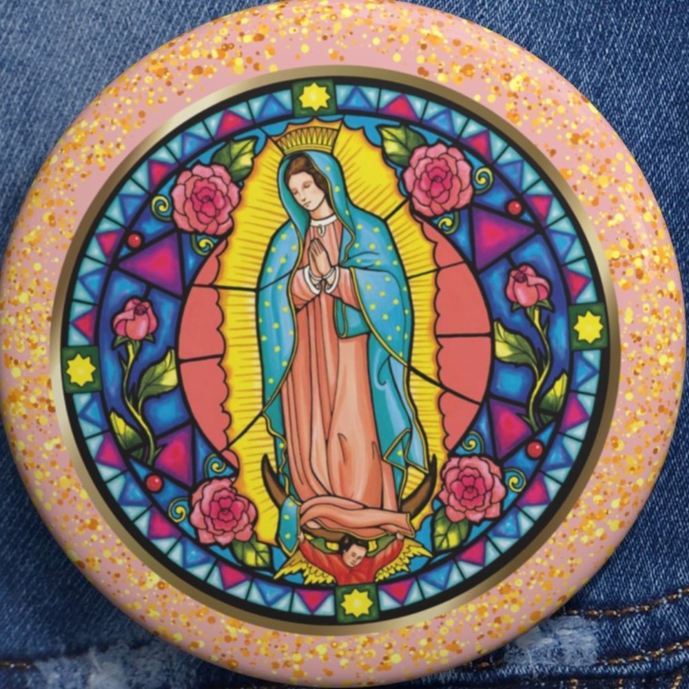 Our Lady of Guadalupe pin